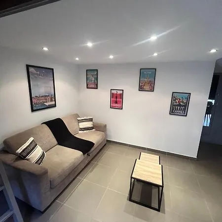 Appartement Loft Chaleureux - Climatisation - Wifi - 650 M Du Palais Des Festivals, *